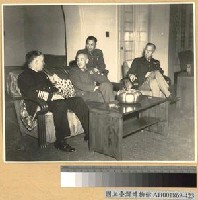 藏品(蔣主席接見美第七大艦隊司令柯克上將與麥歇爾特使)的圖片